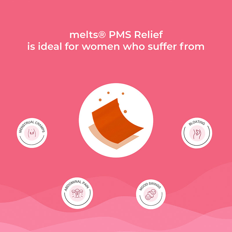 melts® PMS Relief To Support Menstrual Cycle Regularity and Reduce PMS  Symptons