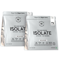 Whey Protein Isolate 2 Kg- Pack of 2