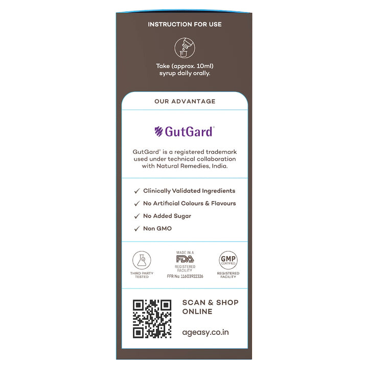 Acidity Calm | Acid Reflux & Heartburn Relief | For Seniors | 15 Sachets