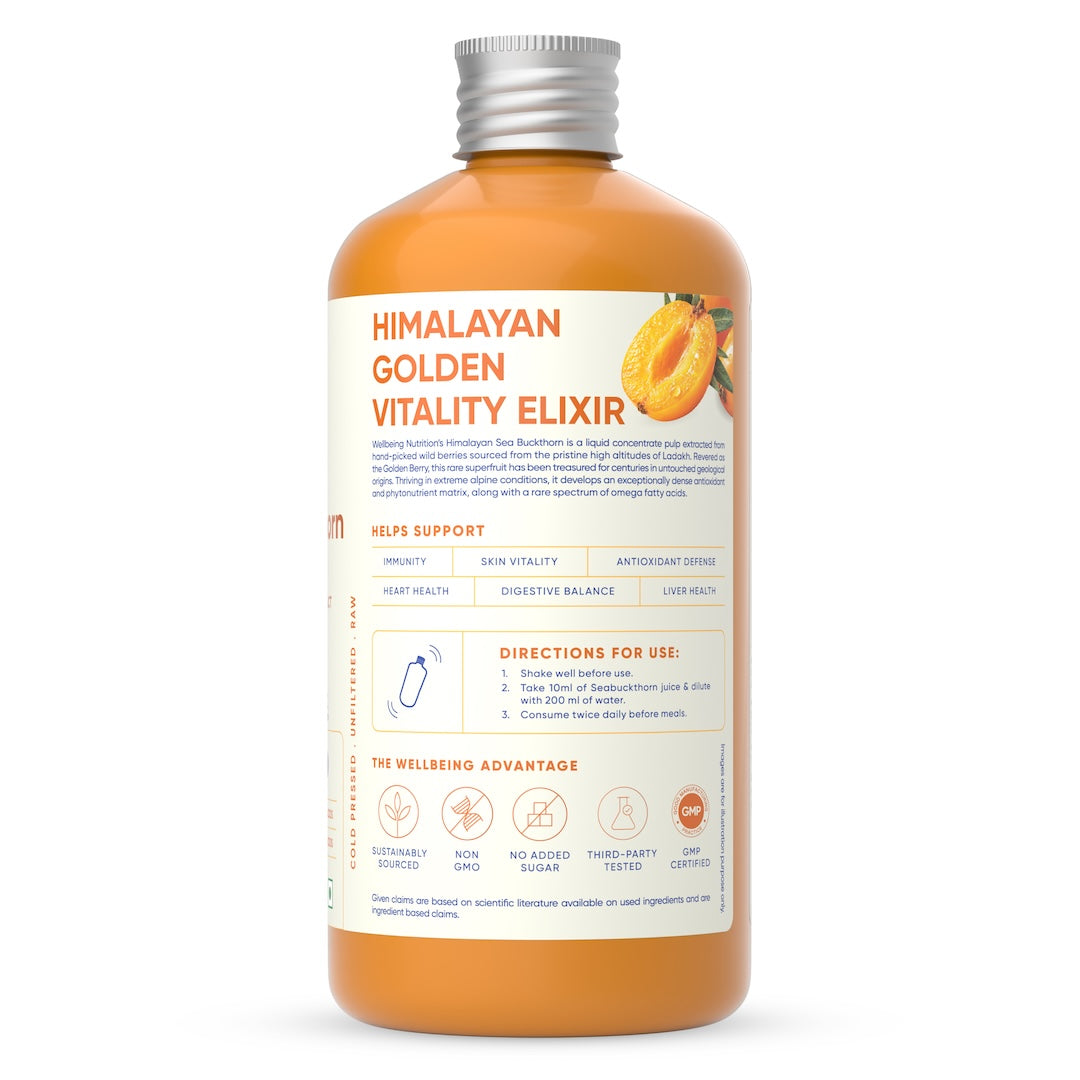 Himalayan Sea Buckthorn Juice with Curcumin Extract | 500ml