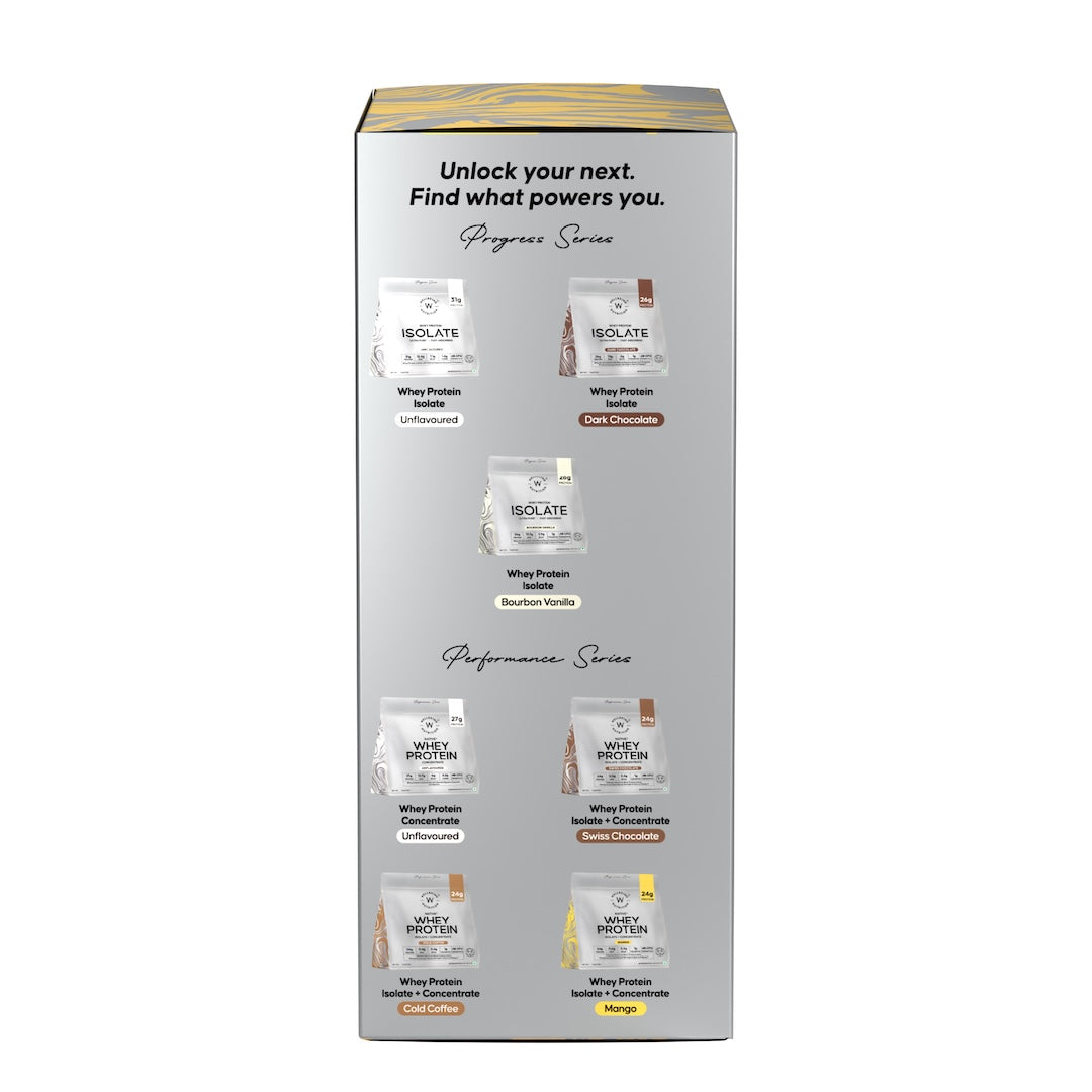Whey Protein Isolate + Concentrate Mango Sachets | Pack of 12