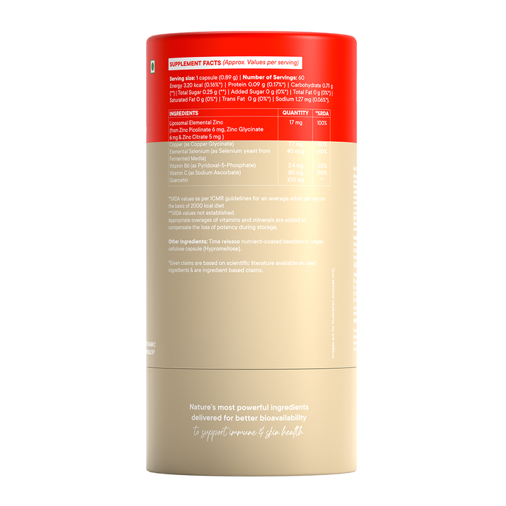 Liposomal Zinc Complex (Chelated) | Pack of 60 Capsules