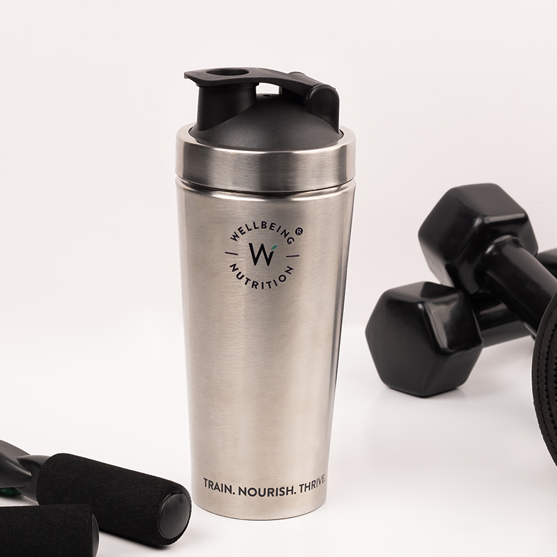 Super Sleek Stainless Steel Protein Shaker