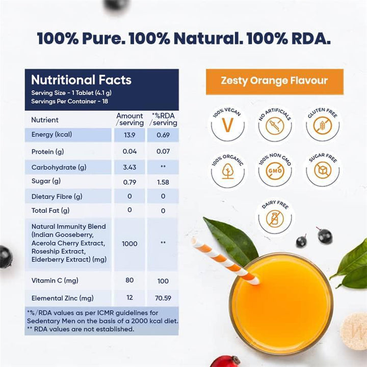 Organic Vitamin C + Zinc
