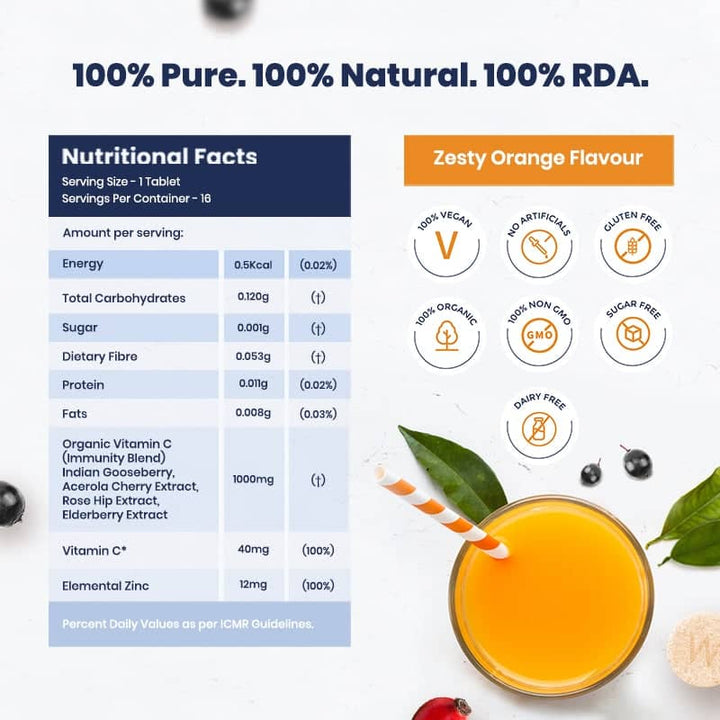 Organic Vitamin C + Zinc