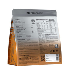 Yeast Protein Cold Coffee Back of Pack