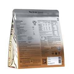 Yeast Protein Vanilla Back of Pack
