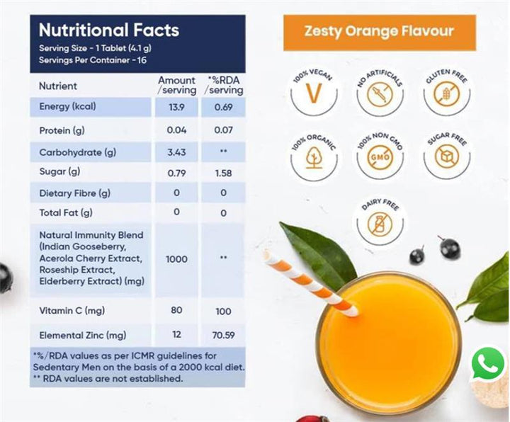 Organic Vitamin C + Zinc