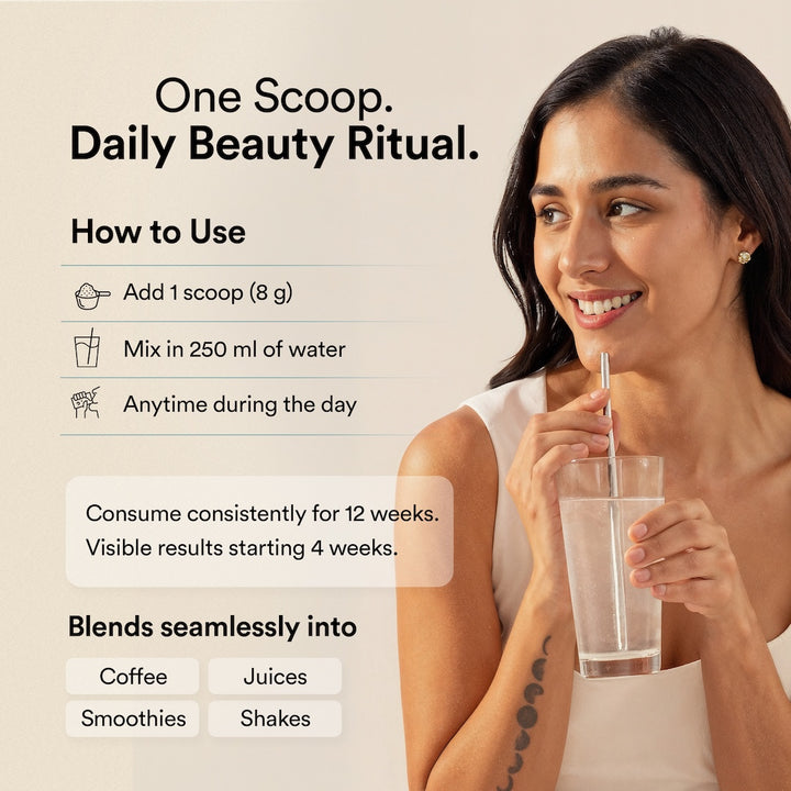 Pure Korean Marine Collagen Peptides | Unflavored | Combat Signs of Ageing